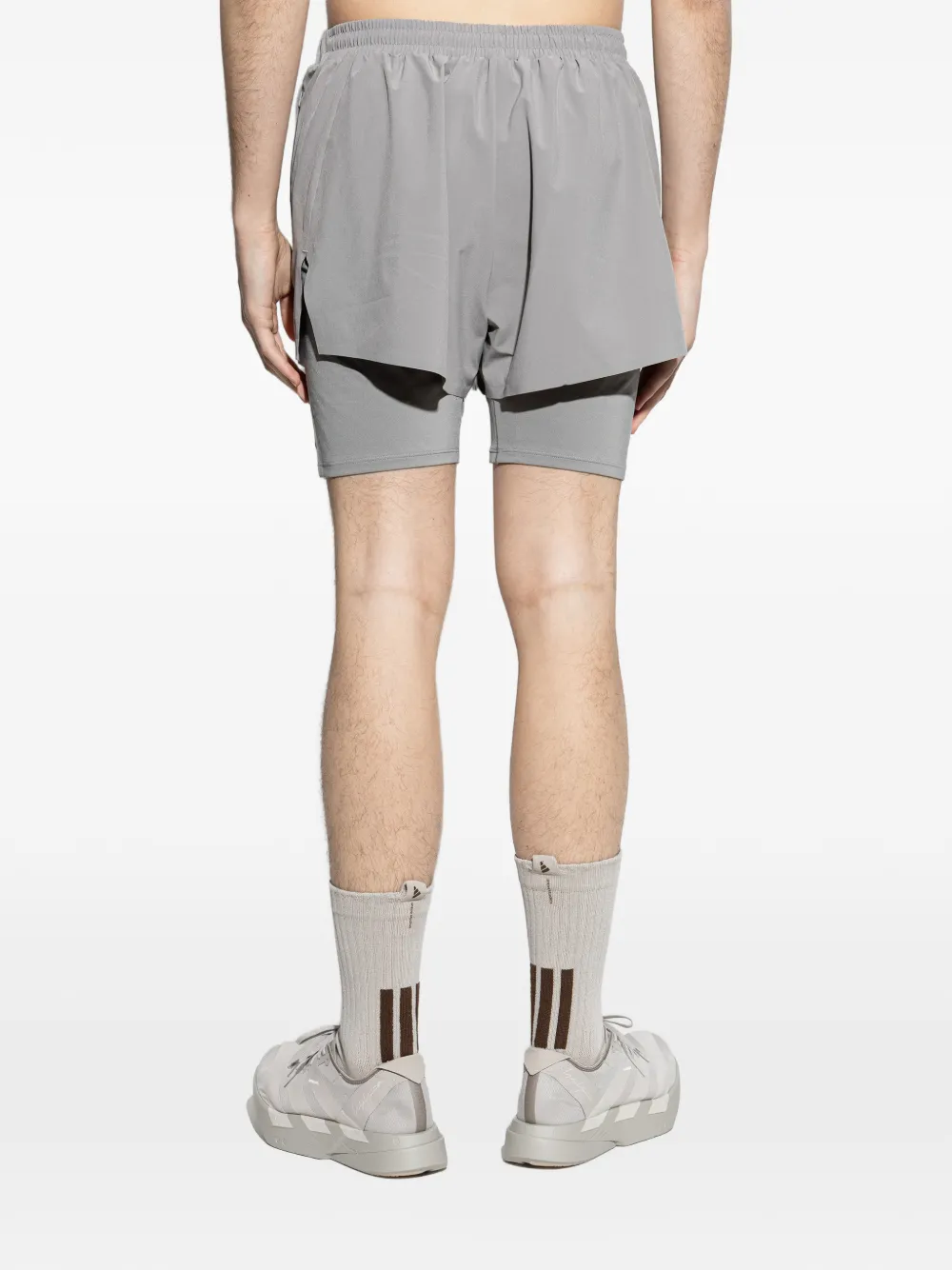adidas x Entire Studios D4T gelaagde shorts Grijs