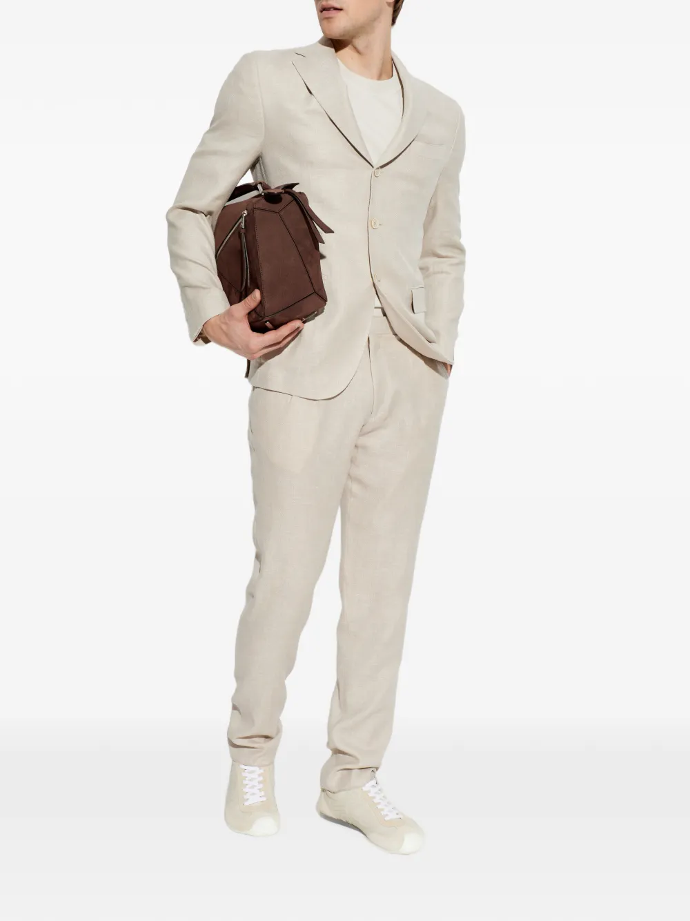  Eleventy Single-breasted Suit - Neutrals 