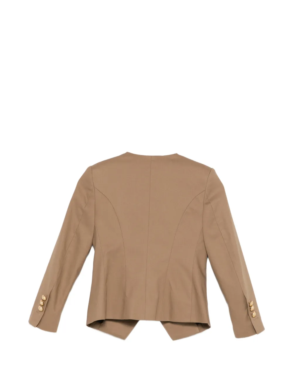 Balmain Kids Blazer met knopen Bruin