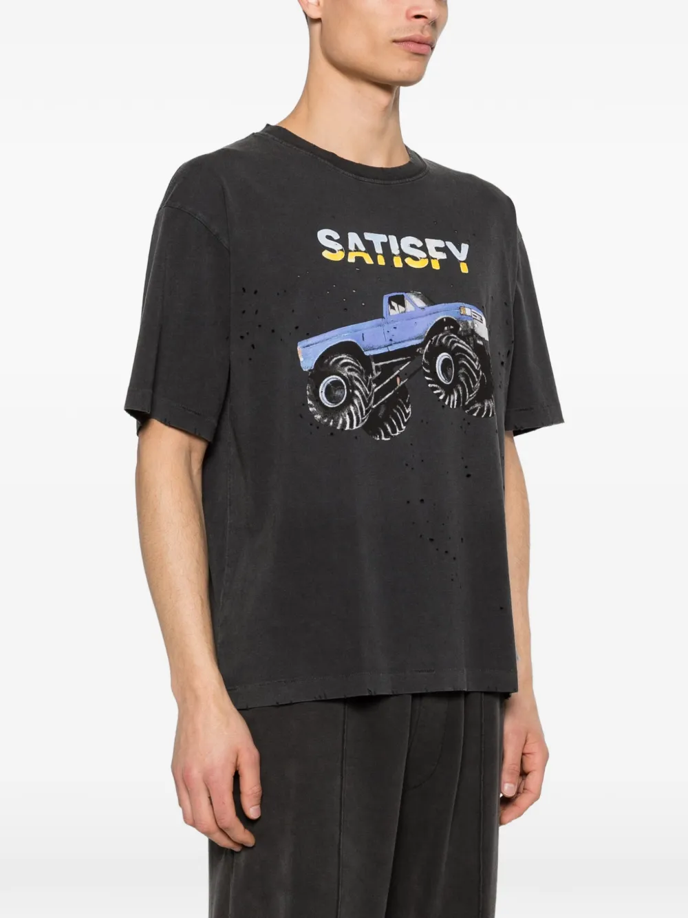  Satisfy Graphic-print T-shirt - Grey 