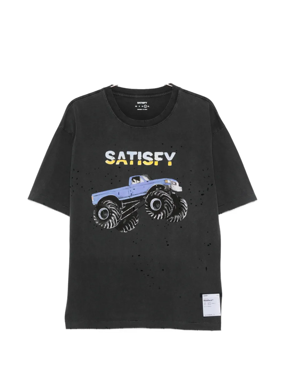 Satisfy Graphic-print T-shirt In Gray