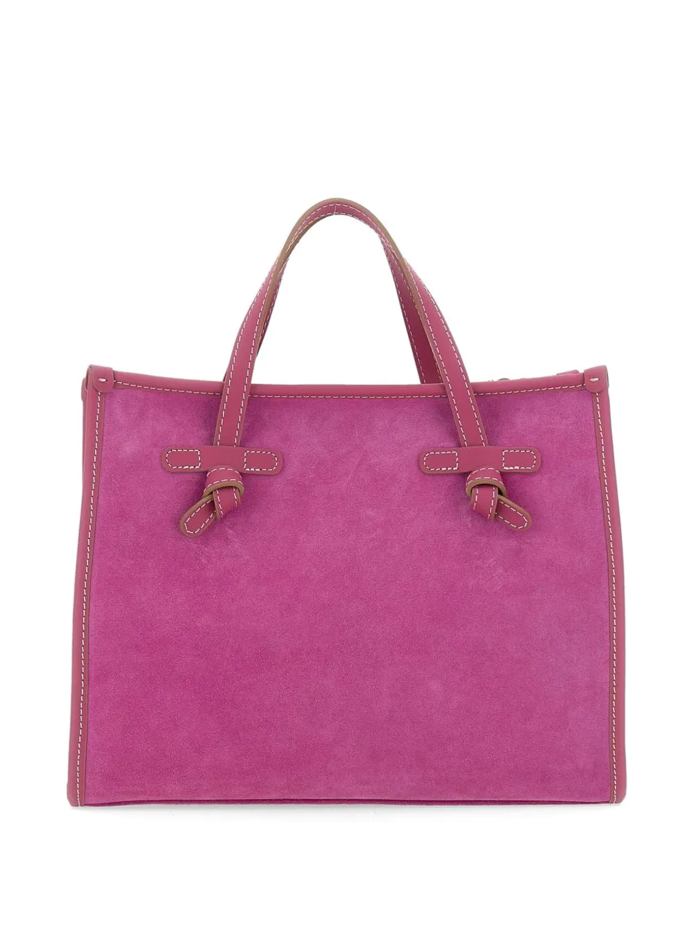 GIANNI CHIARINI Miss Marcella 32 suede tote bag - Rosa