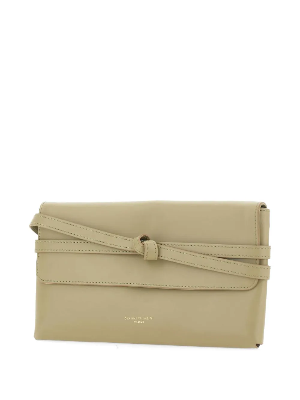 GIANNI CHIARINI Belty kleine clutch met geknoopte bandjes Beige