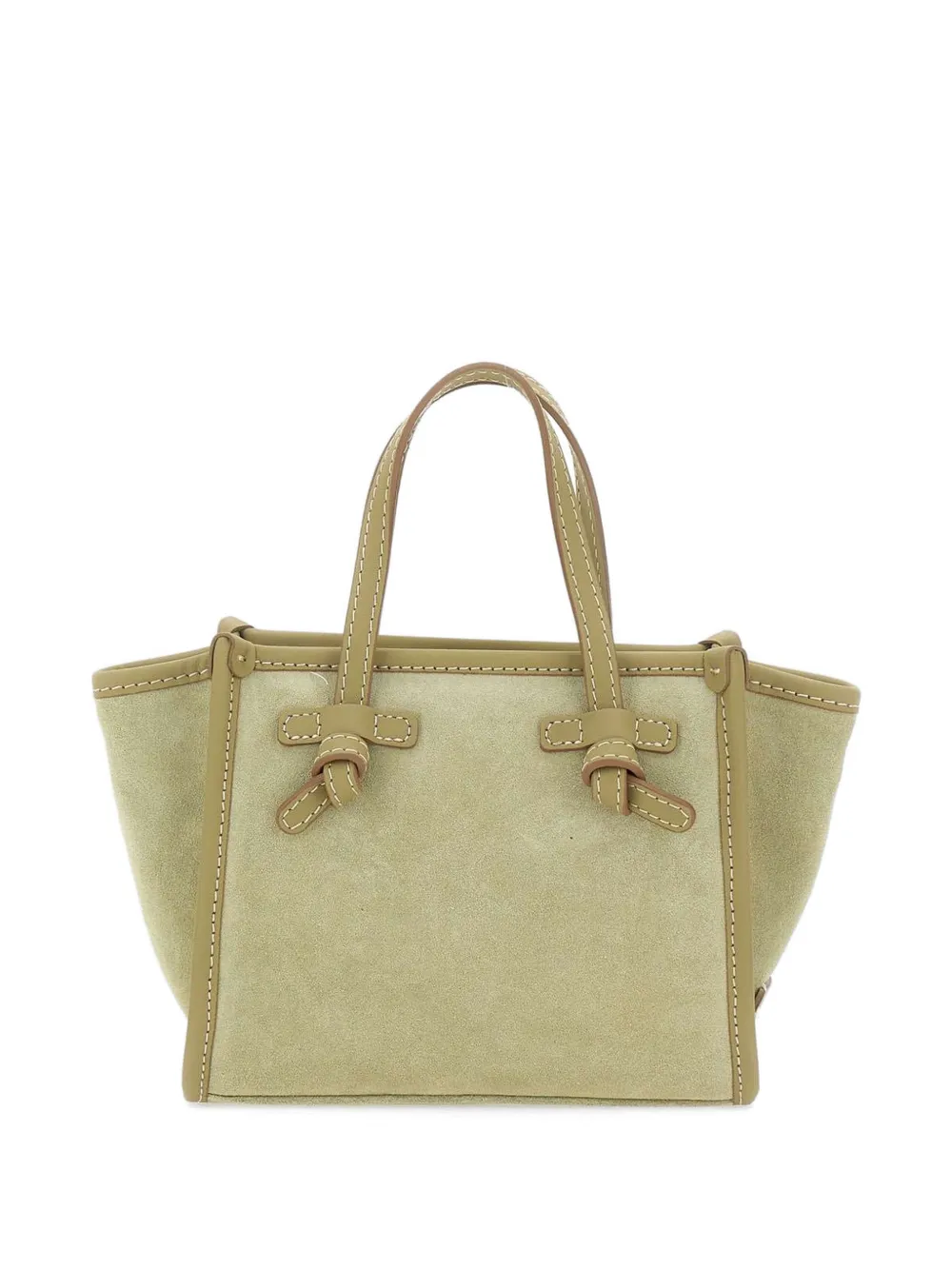 GIANNI CHIARINI Miss Marcella suede tote bag - Verde