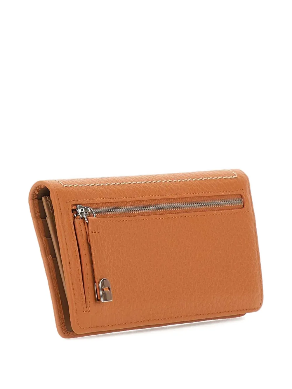 GIANNI CHIARINI Bubble leren portemonnee Oranje