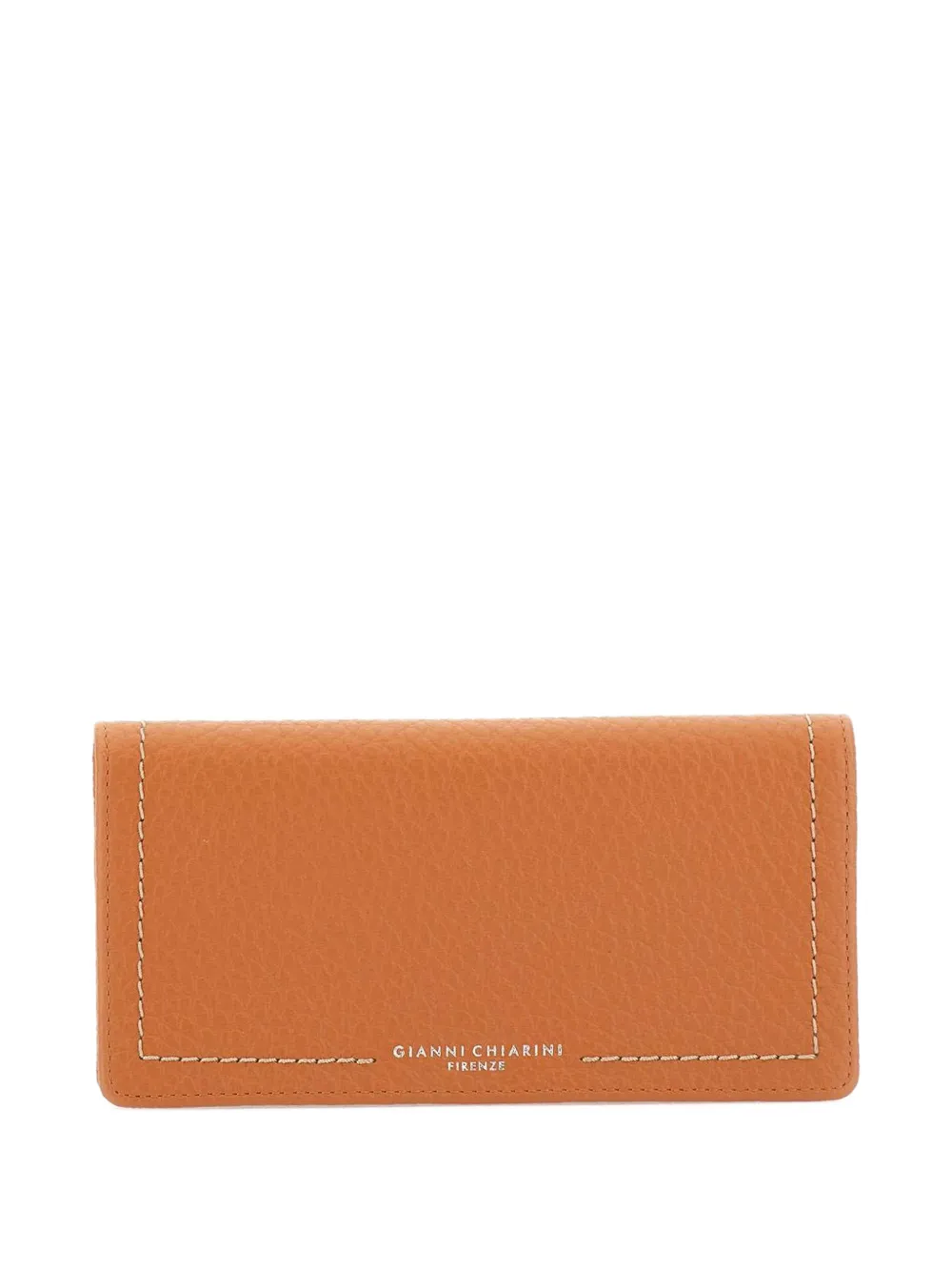 GIANNI CHIARINI Bubble leather wallet - Arancione