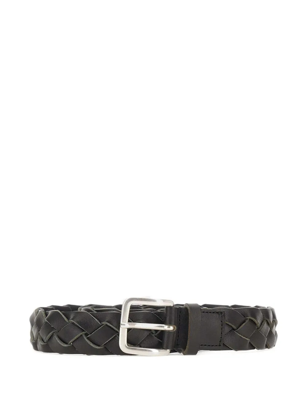 GIANNI CHIARINI braided leather belt - Nero