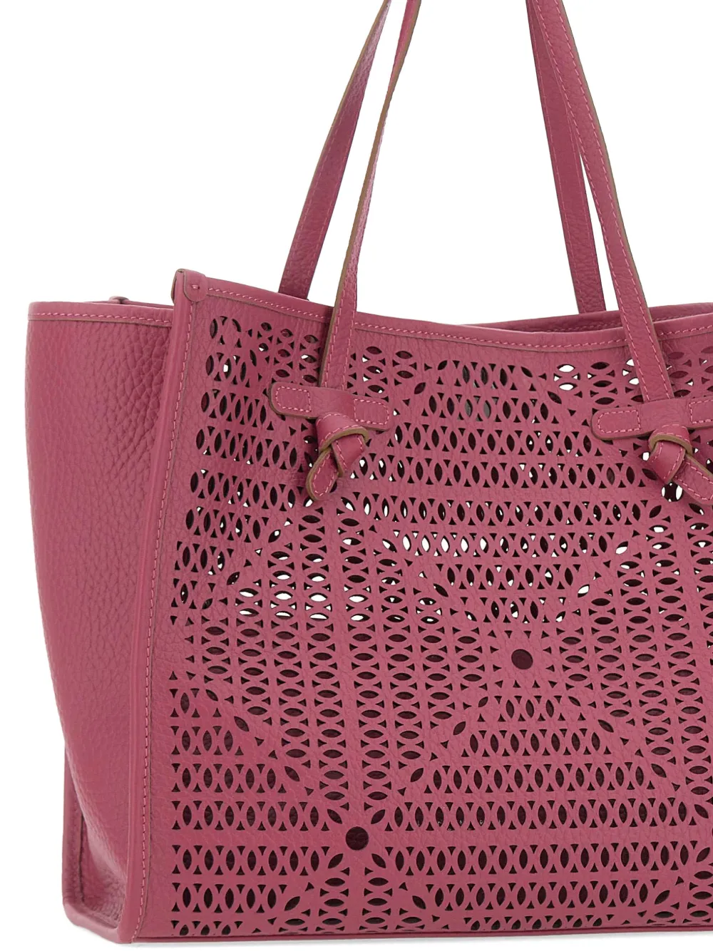 Marcella Perforated Leather Tote Bag