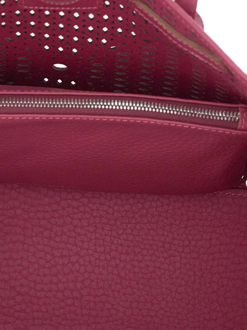 Marcella Perforated Leather Tote Bag