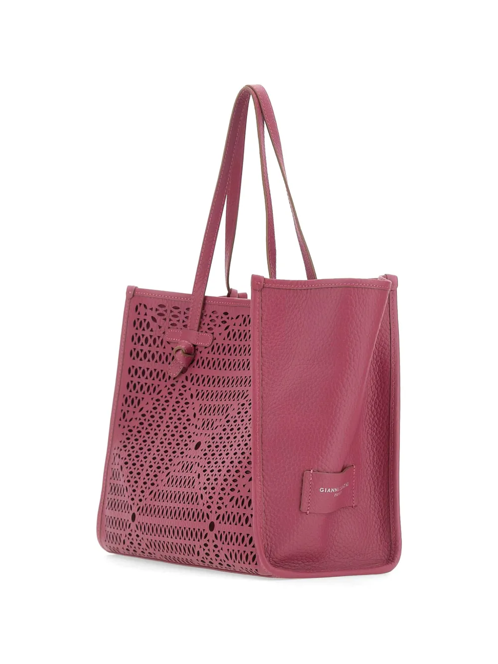 Marcella Perforated Leather Tote Bag