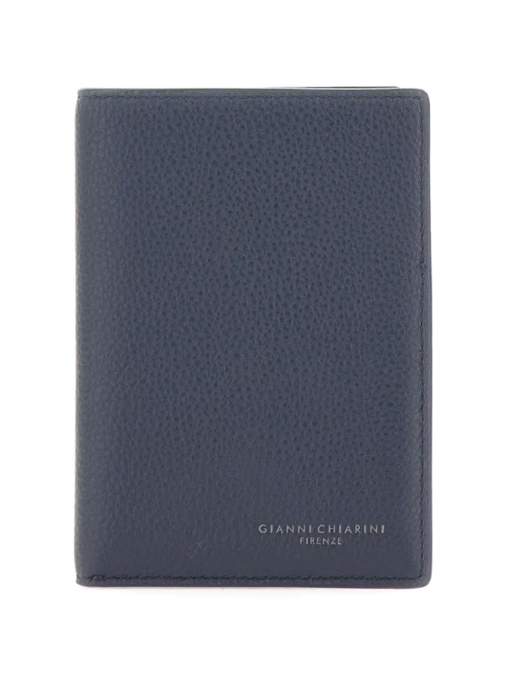 GIANNI CHIARINI leather passport holder - Blau