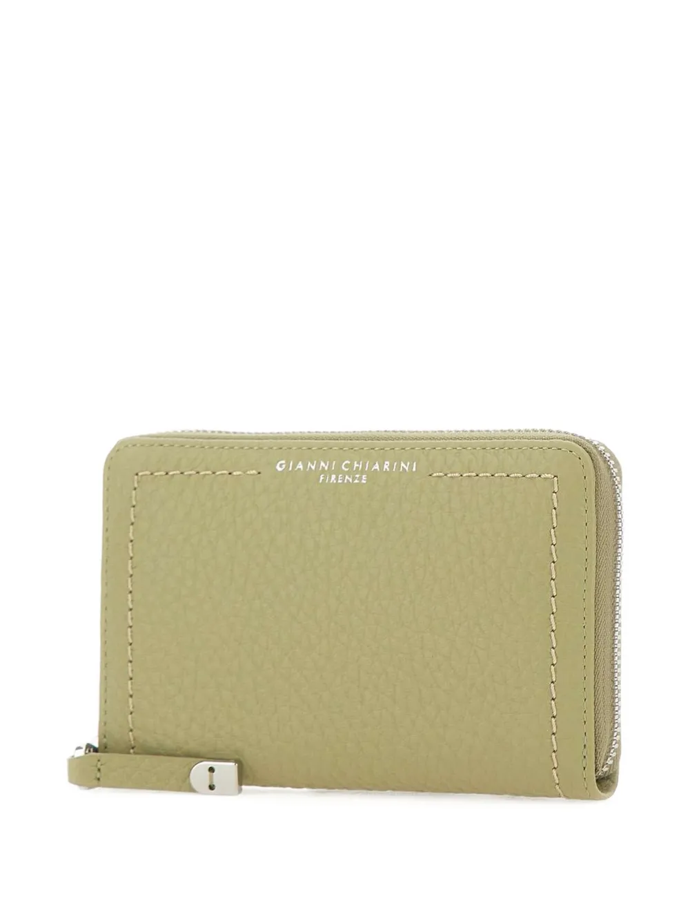  Gianni Chiarini Bubble Grained-leather Wallet - Green 