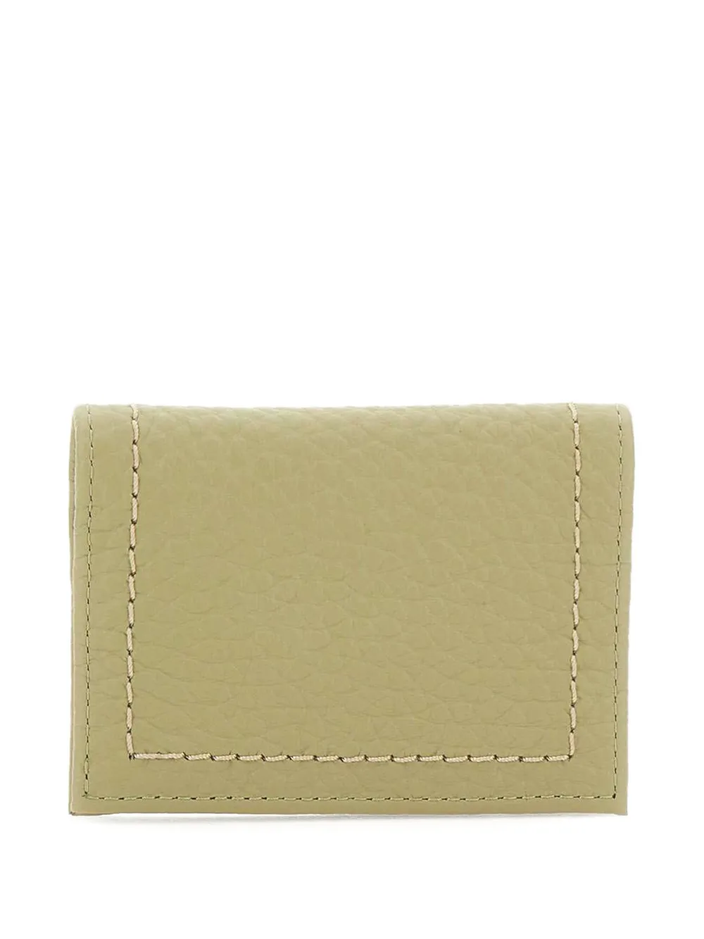  Gianni Chiarini Bubble Contrast-stitching Card Holder - Green 