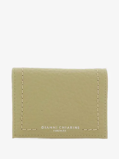GIANNI CHIARINI Bubble contrast-stitching card holder