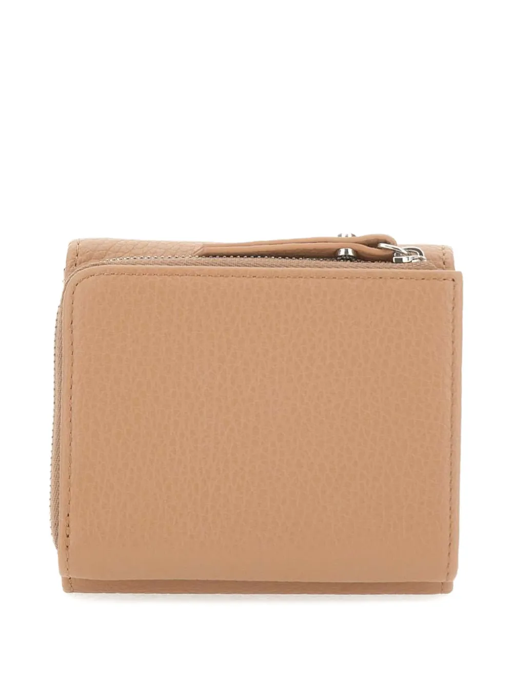  Gianni Chiarini Pebbled-leather Zip Wallet - Neutrals 