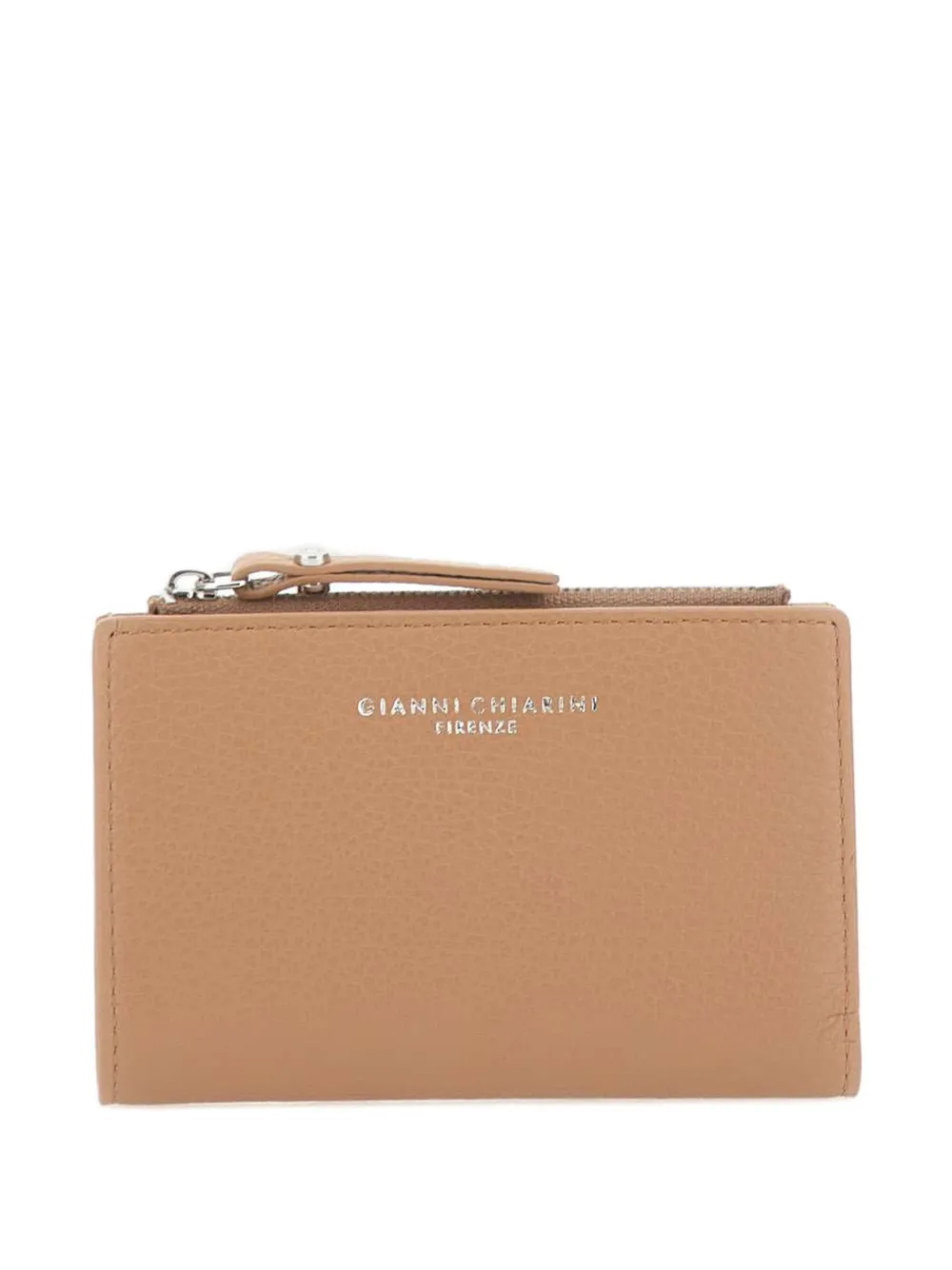 GIANNI CHIARINI Dollaro grained-leather wallet - Toni neutri