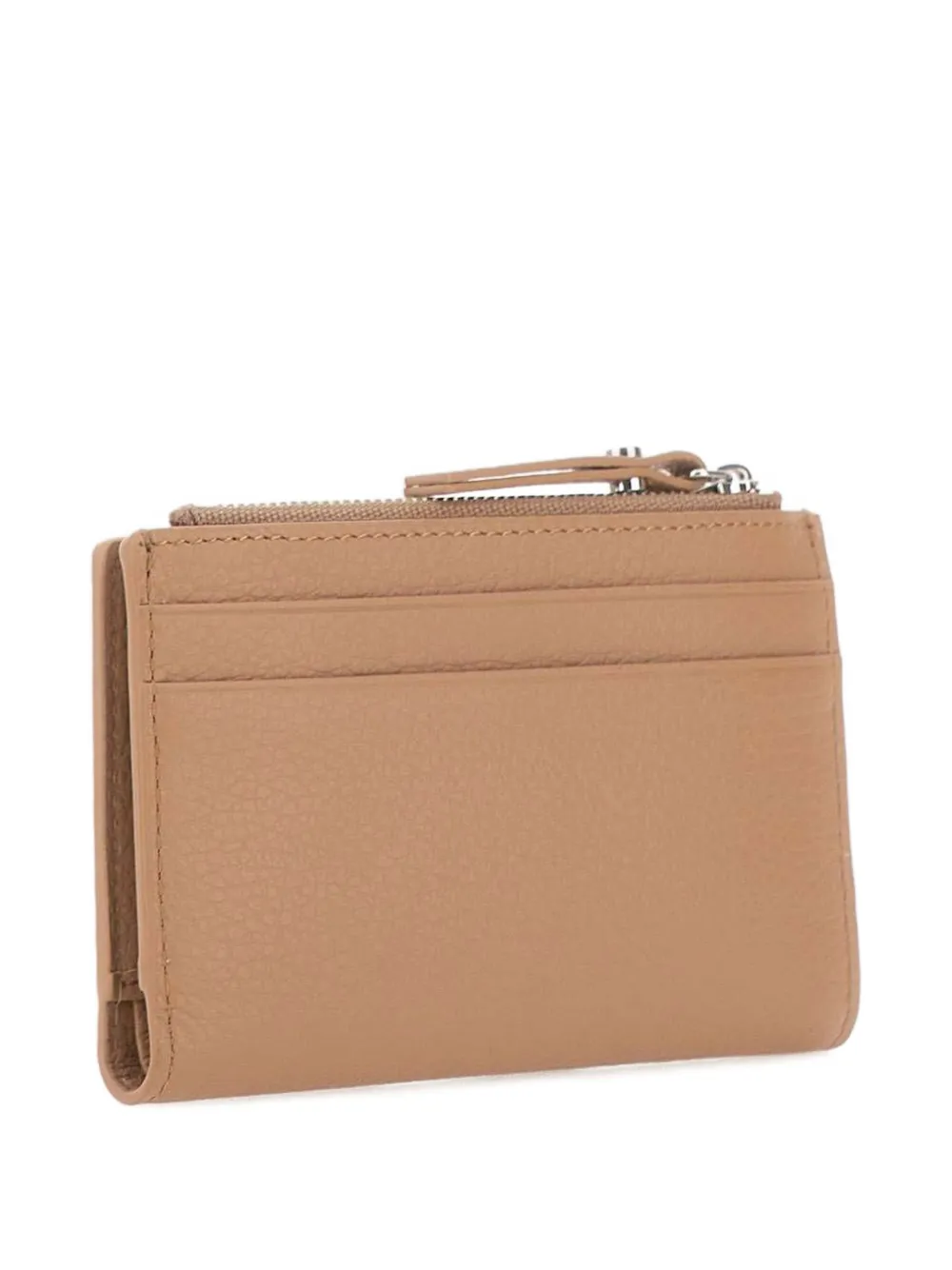 GIANNI CHIARINI Dollaro portemonnee van bewerkt leer Beige