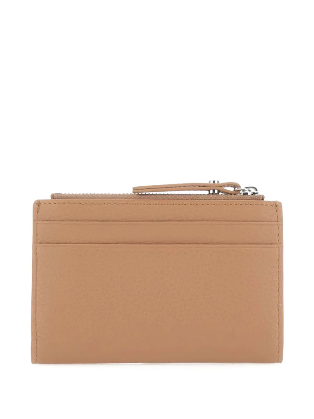 GIANNI CHIARINI Dollaro portemonnee van bewerkt leer Beige