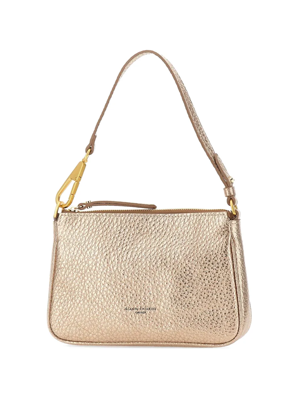 GIANNI CHIARINI Brooke maxi-grain removable shoulder bag - Oro