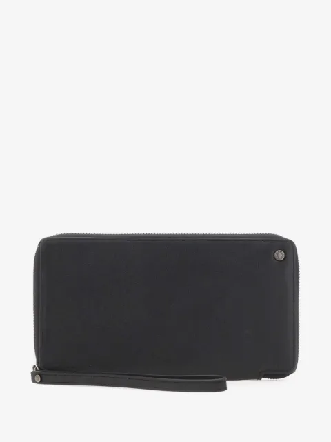 GIANNI CHIARINI zip leather wallet
