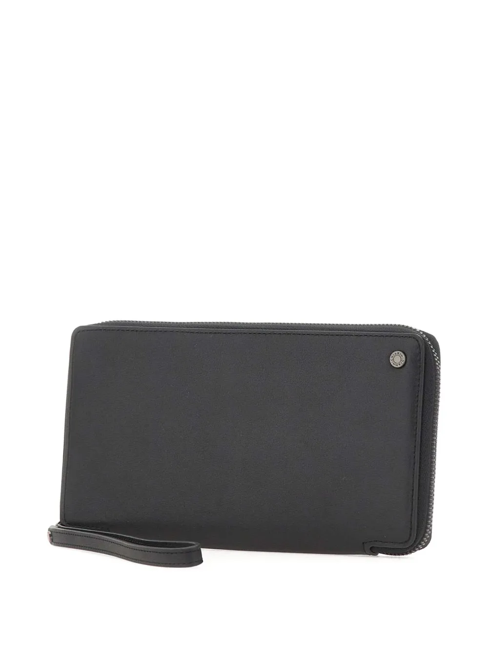  Gianni Chiarini Zip Leather Wallet - Black 