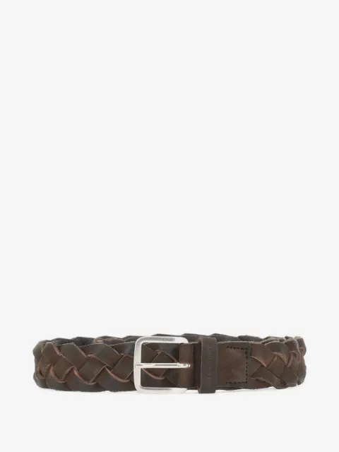 GIANNI CHIARINI braided buckle belt