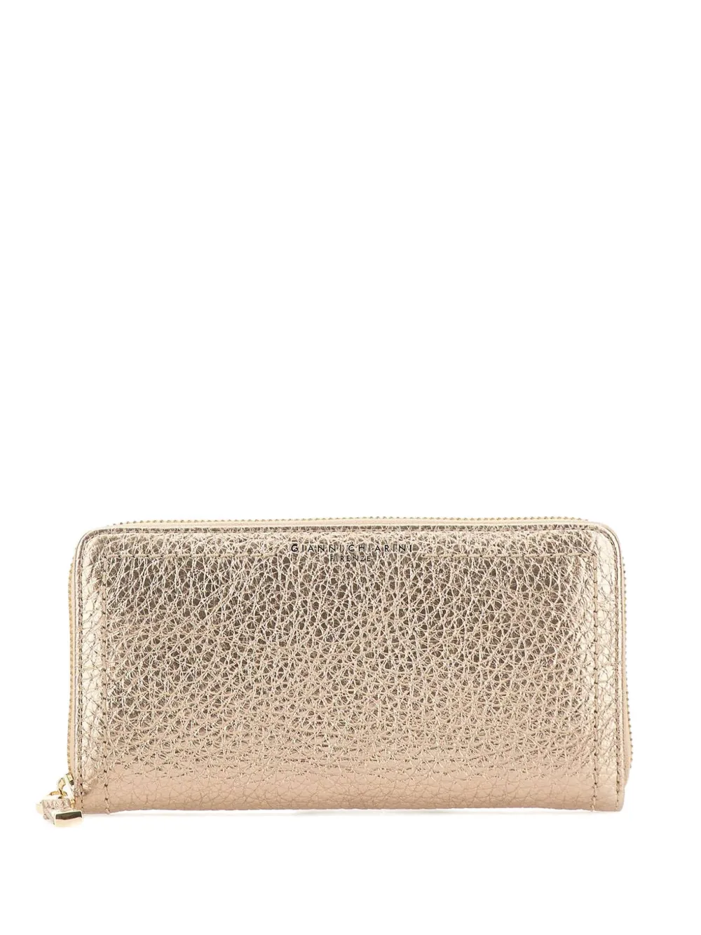 GIANNI CHIARINI Bubble zip wallet - Oro