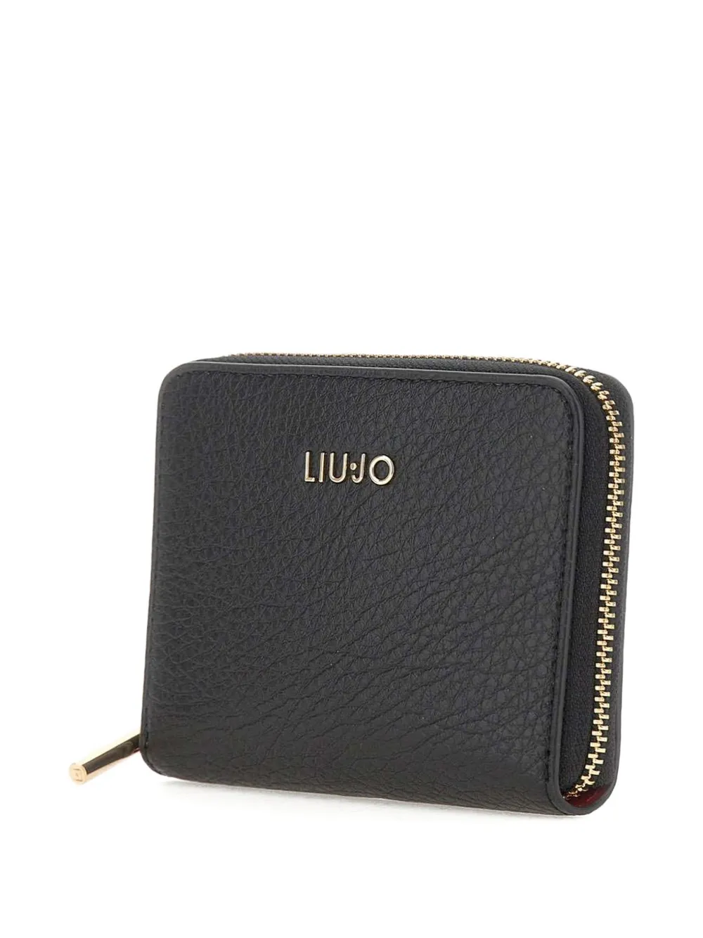  Liu Jo Lettering Logo Zip Wallet - Black 