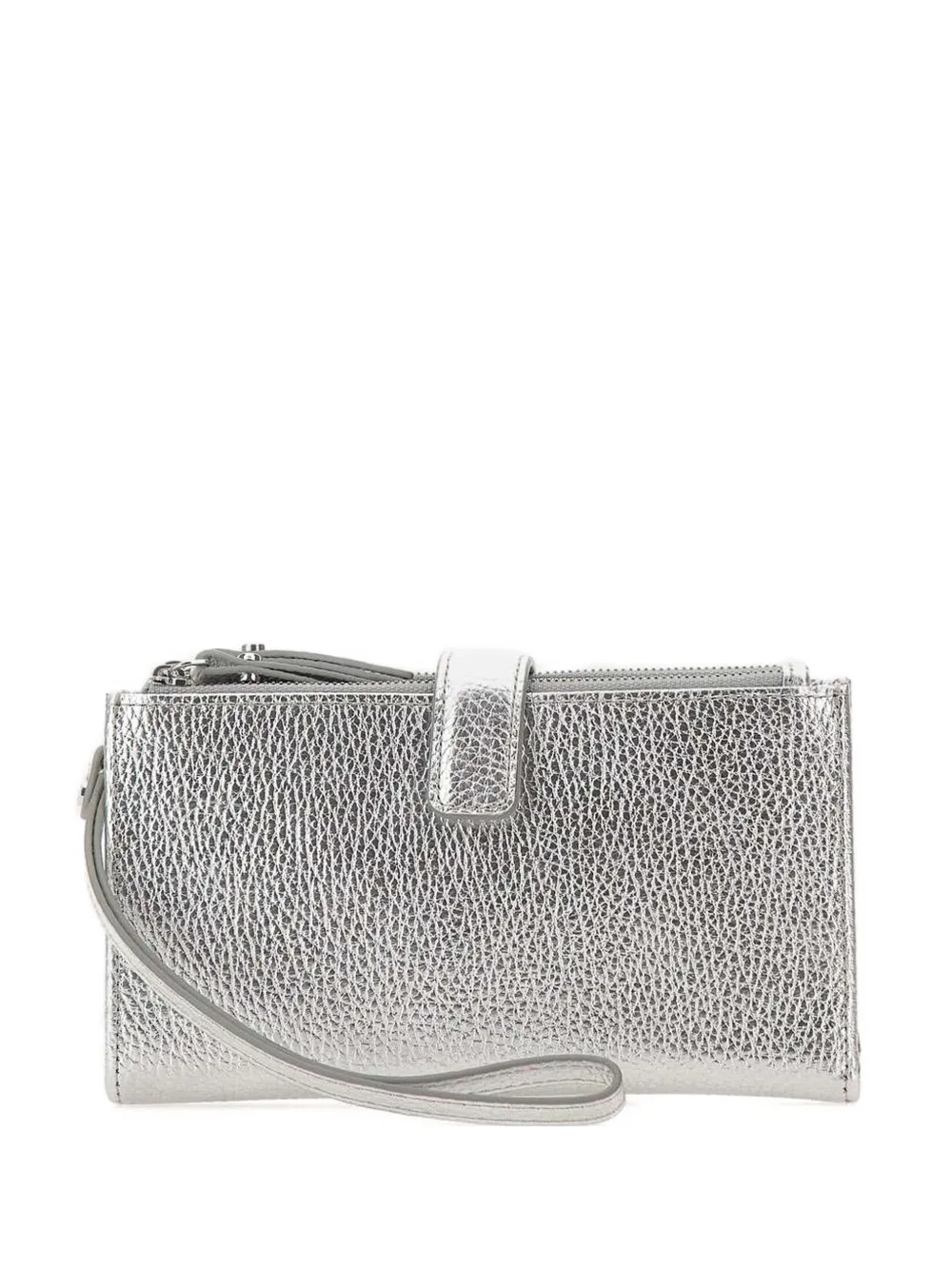 GIANNI CHIARINI Dollaro metallic wallet - Argento