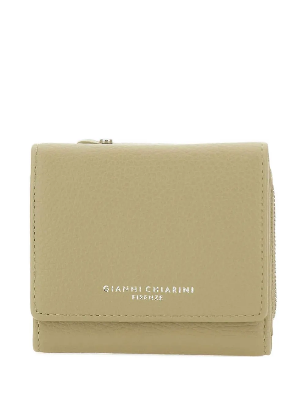 GIANNI CHIARINI grained-leather wallet - Verde