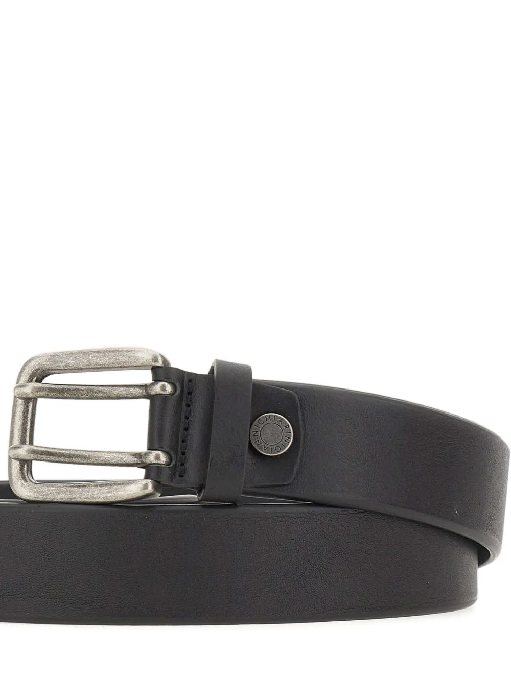  Gianni Chiarini Leather Belt - Black 