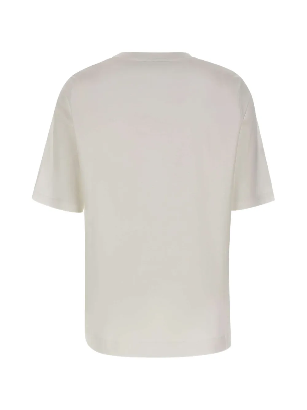  Elena Miro` Dragonfly-appliqué Side-slits T-shirt - Neutrals 