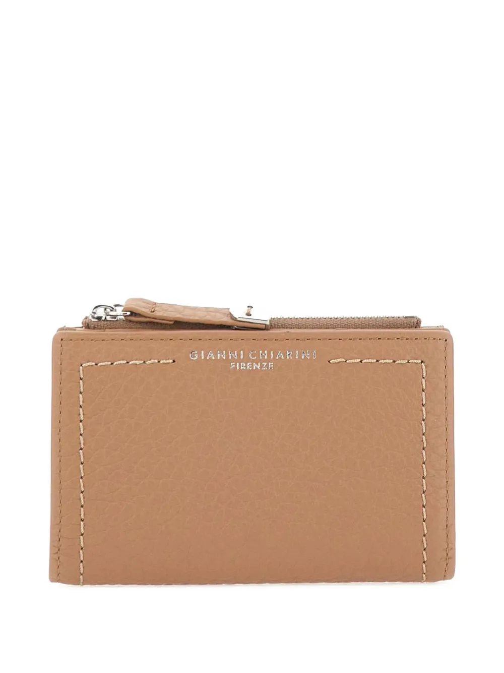 GIANNI CHIARINI Bubble leather wallet - Toni neutri