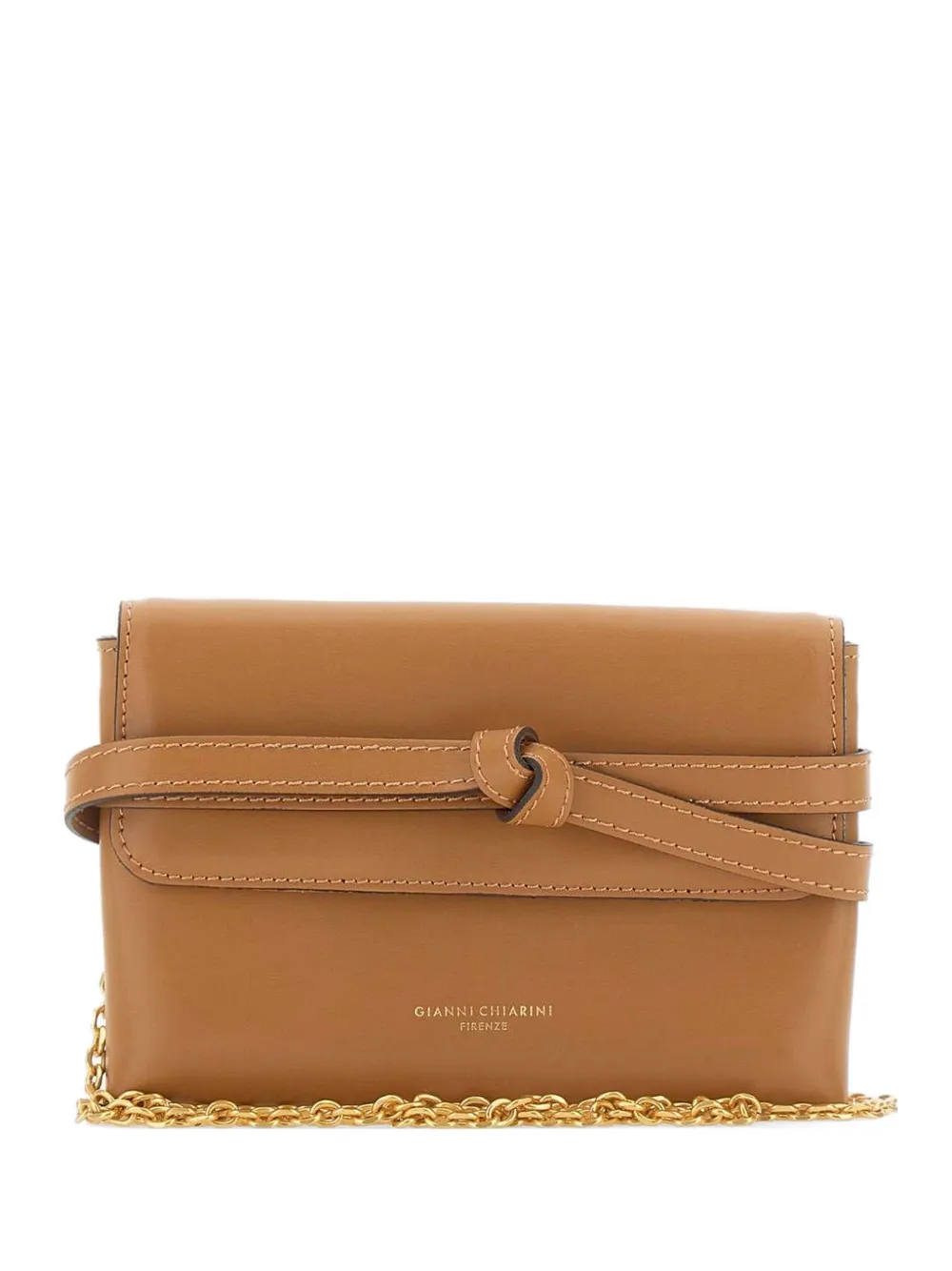 GIANNI CHIARINI Belty clutch bag - Toni neutri