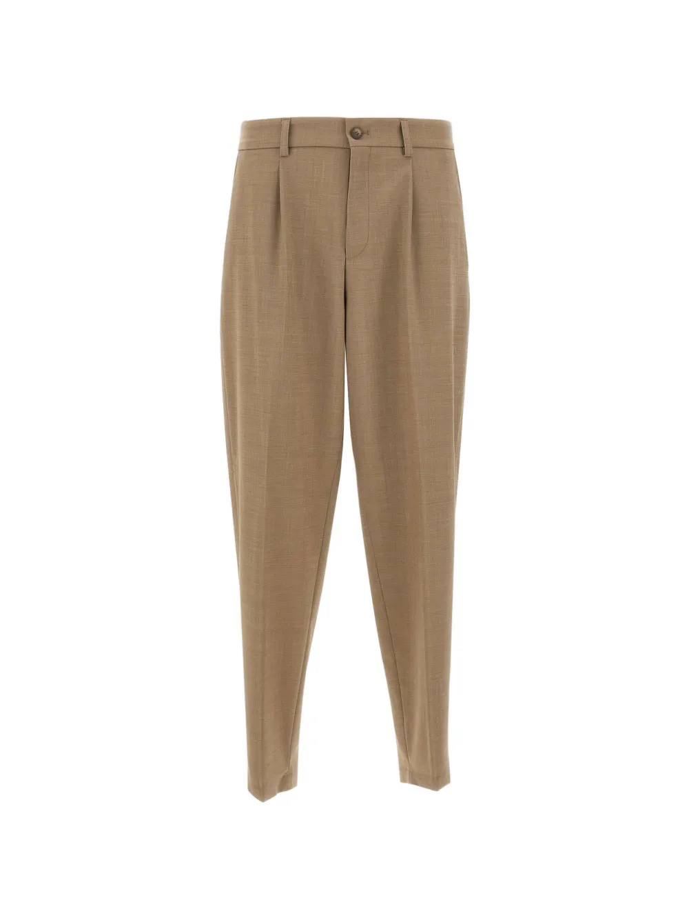 BOSS pleated tapered trousers – Neutrals