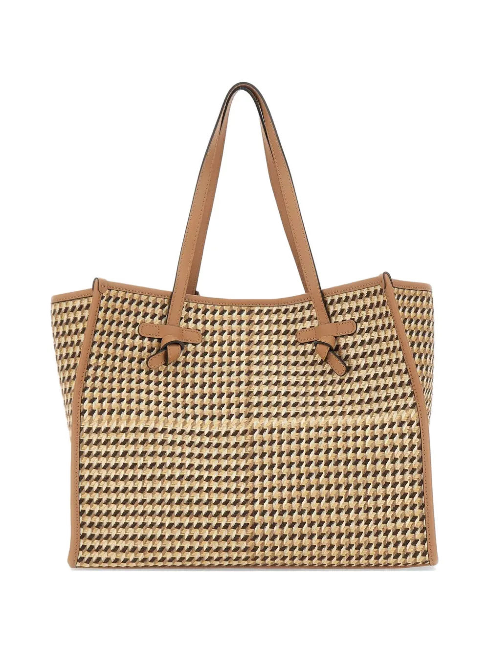 MARCELLA CLUB Marcella embroidered shoulder bag - Neutrals