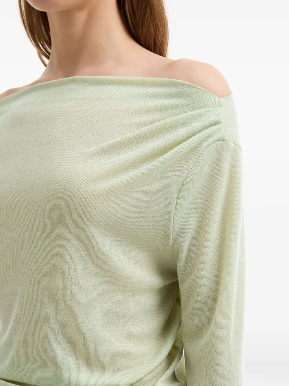 b+ab Mini-rok met ruches Groen
