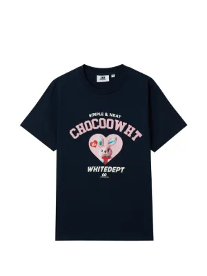 A BATHING APE® Apee ハートプリント Tシャツ | ブルー | FARFETCH JP