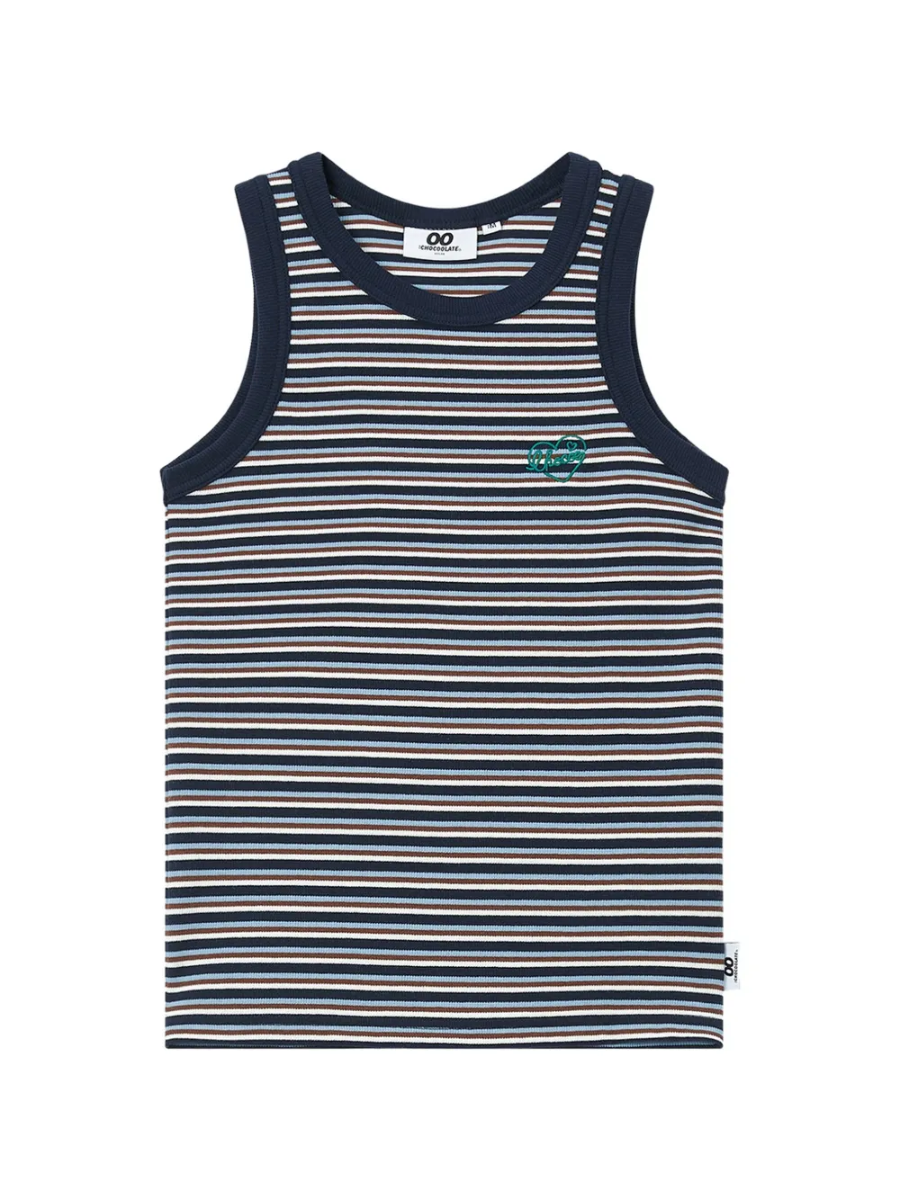 CHOCOOLATE Top a righe - Blu