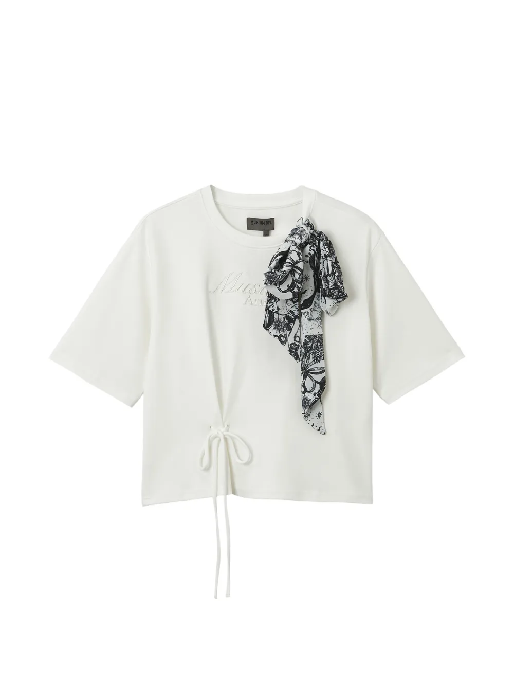 Musium Div. tie-detail T-shirt · S