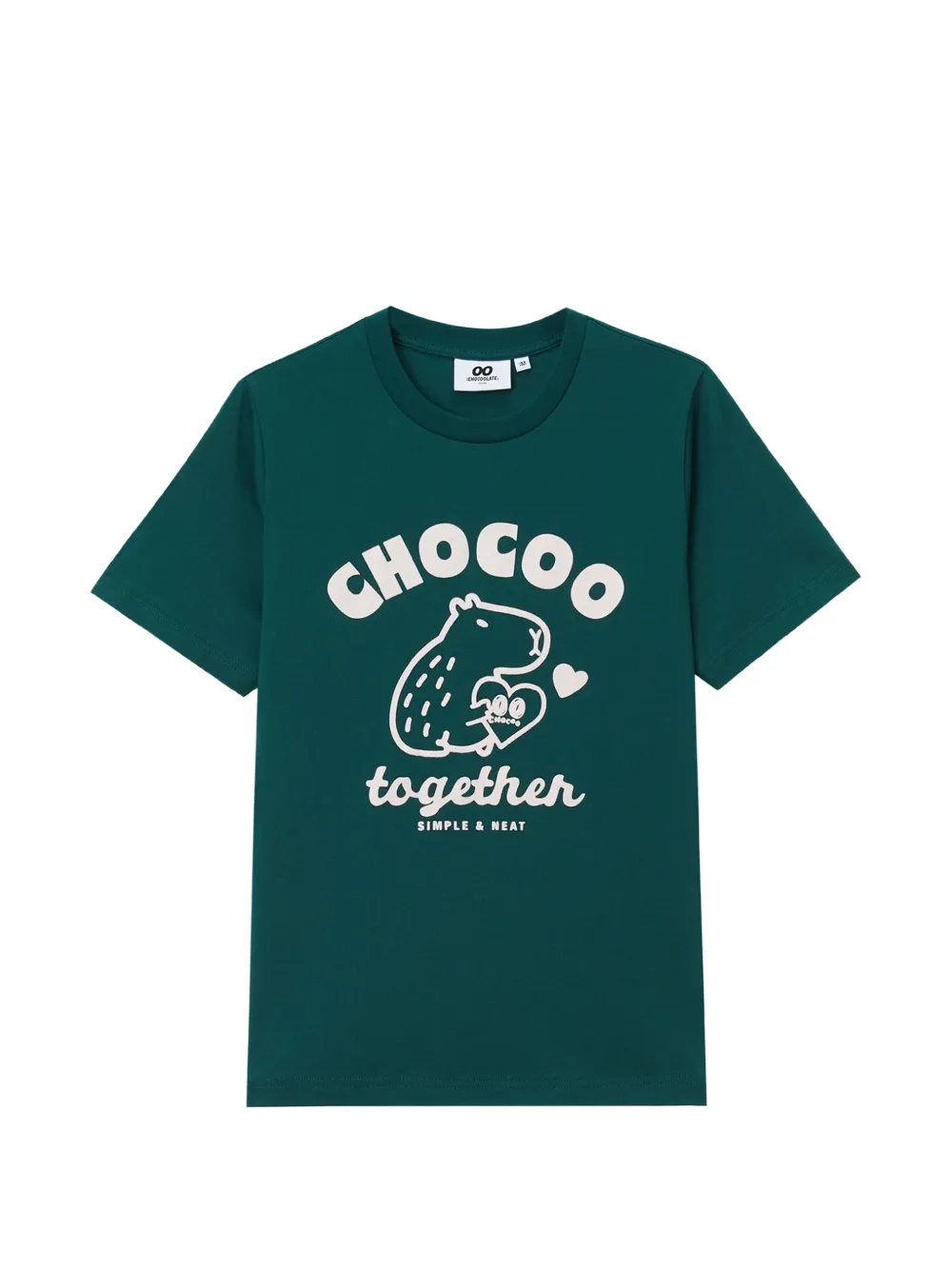 CHOCOOLATE T-Shirt mit Print - Grün
