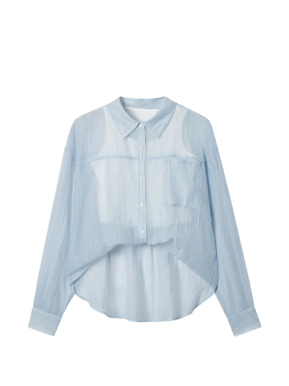 b+ab Camicia con taschino - Blu