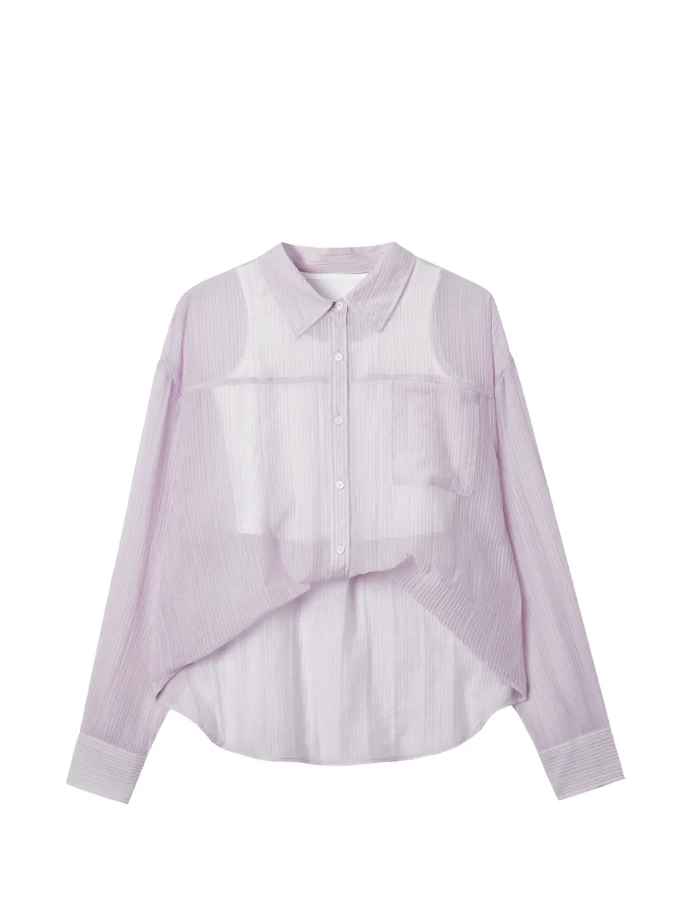 b+ab Camicia con maniche a palloncino - Viola