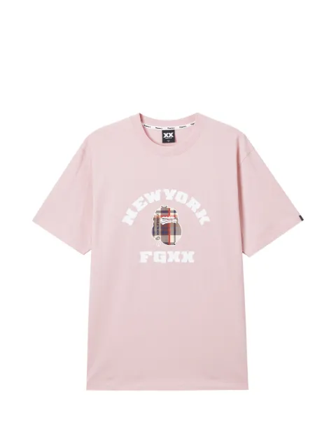 FINGERCROXX 프린트 반소매 티셔츠