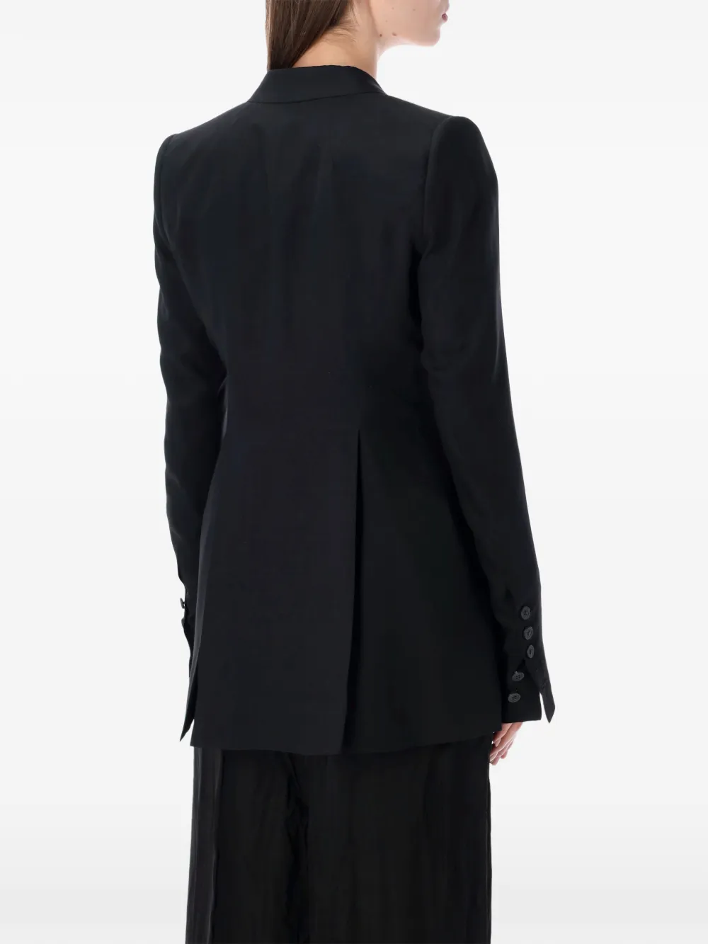 Rick Owens Button-fastening V-neck Blazer - Black 