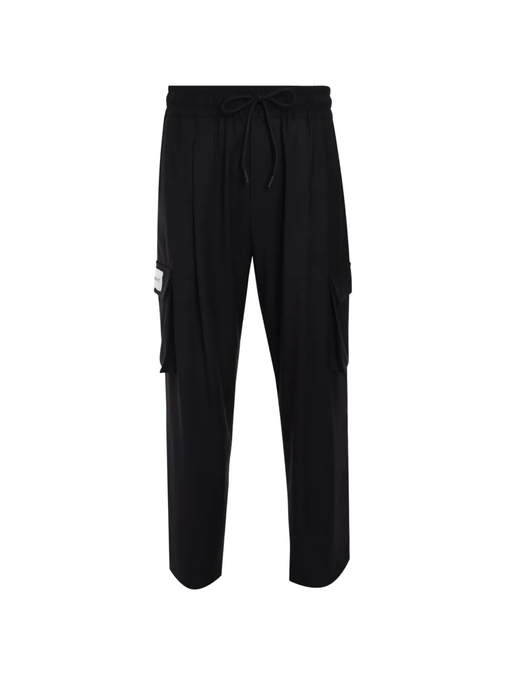 HINNOMINATE drawstring-fastening cargo trousers - Nero
