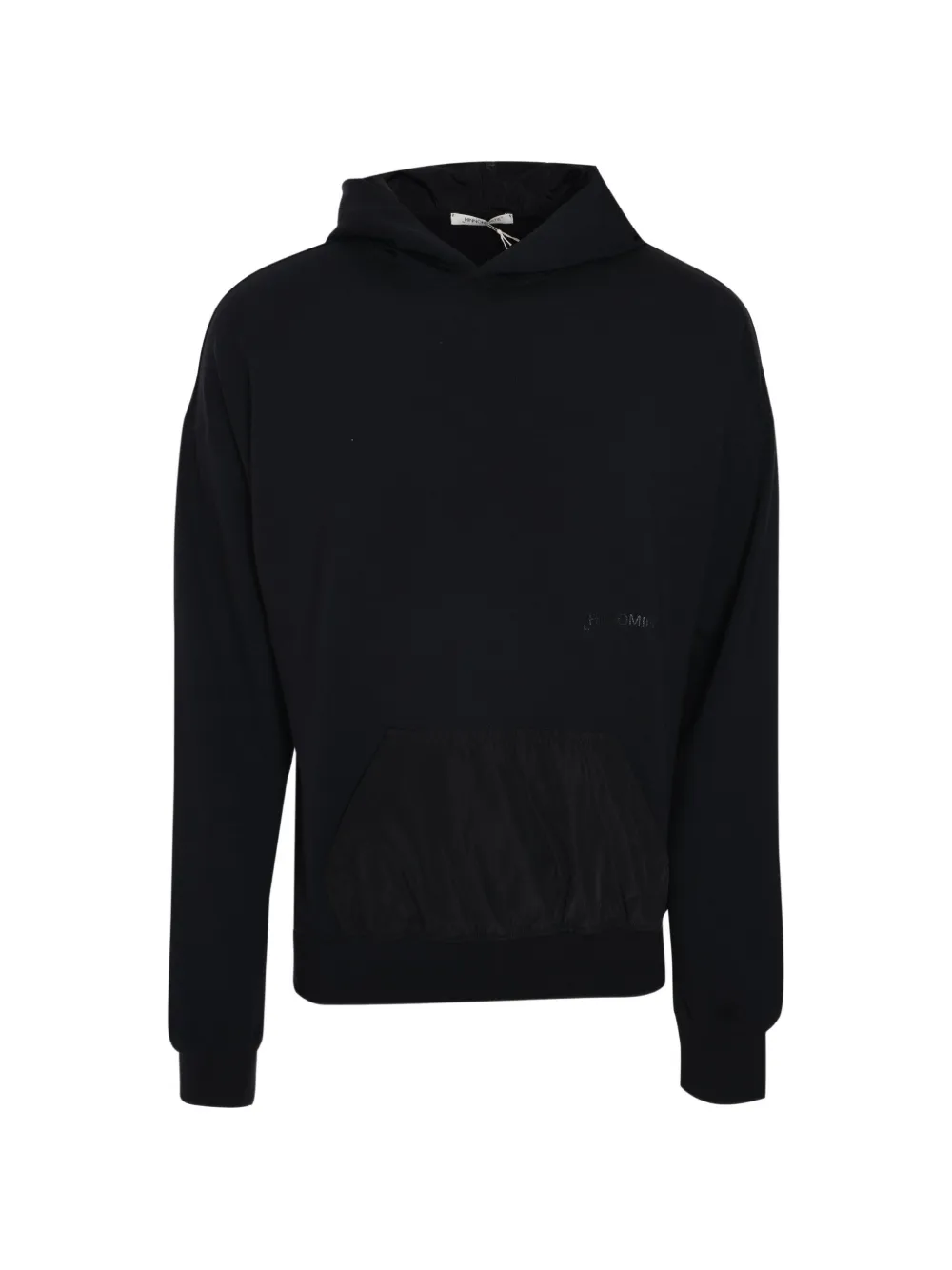 HINNOMINATE nylon-paneled hoodie - Nero
