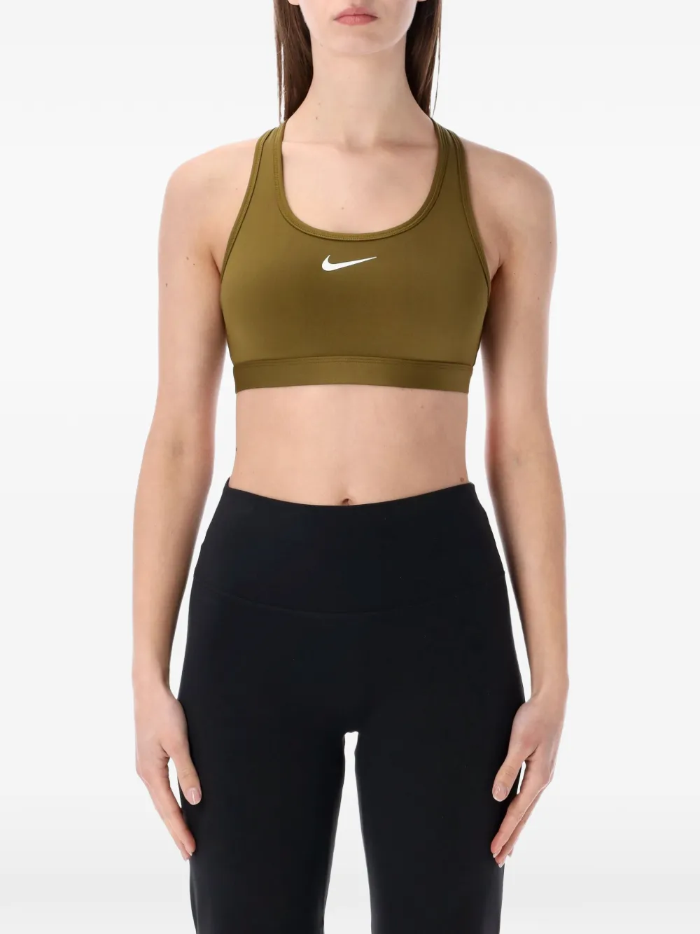 Nike Swoosh sleeveless sport bras - Grün