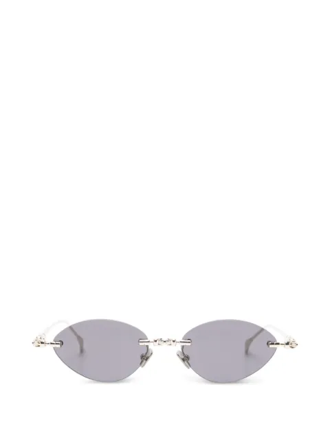 Kuboraum oval-frame sunglasses