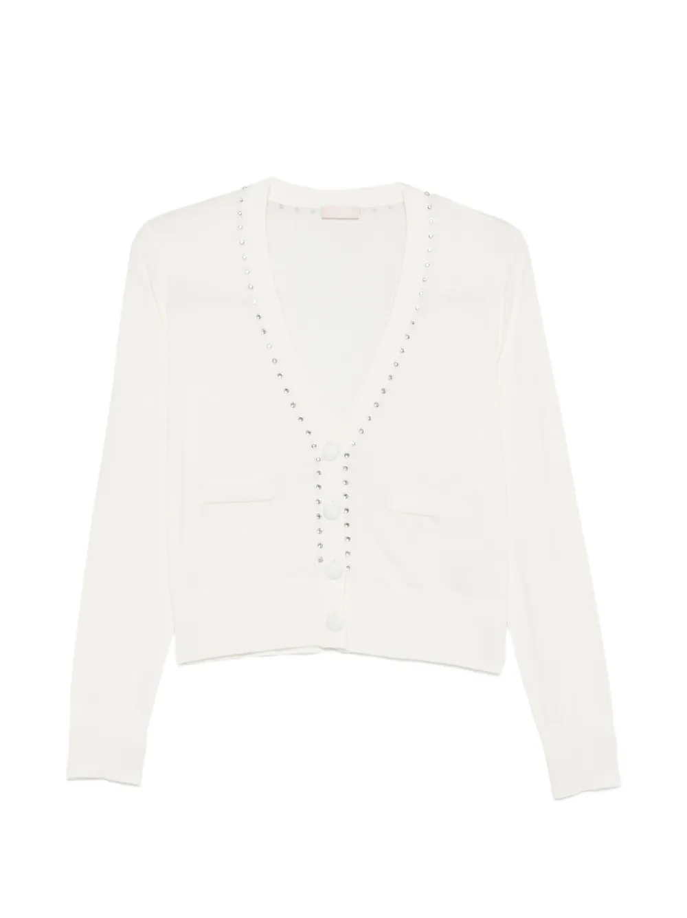 LIU JO embellished button cardigan - Bianco